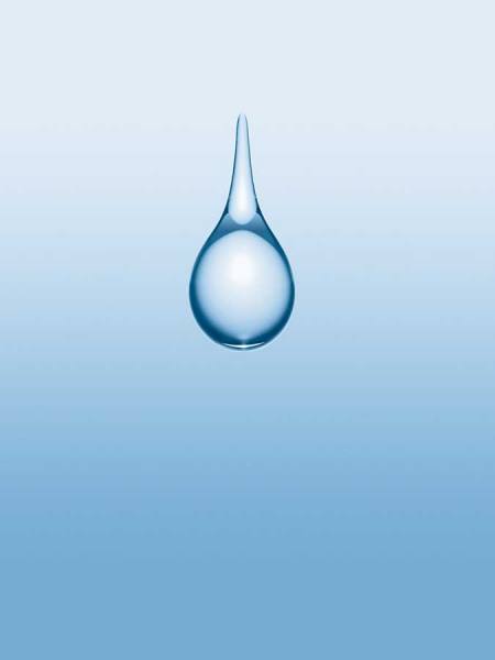 Photograph Jonathan Knowles Evian Droplet on One Eyeland